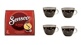 s Senseo Kaffeepads Classic für Senseo und weitere Kaffeemaschinen Aktion+ 4 Kaffeebecher mit Henkel 200ml