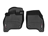 Weathertech Custom Fit FloorLiners for VW e-Golf, e-Golf, 1st Row (4413381), Black