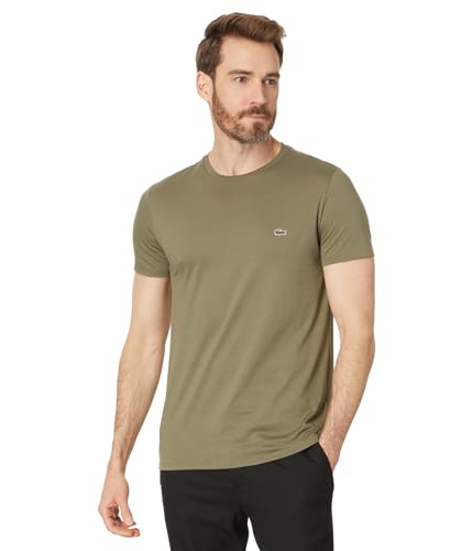 Image of Lacoste Men's Short Sleeve Pima Jersey Crew Neck Tee