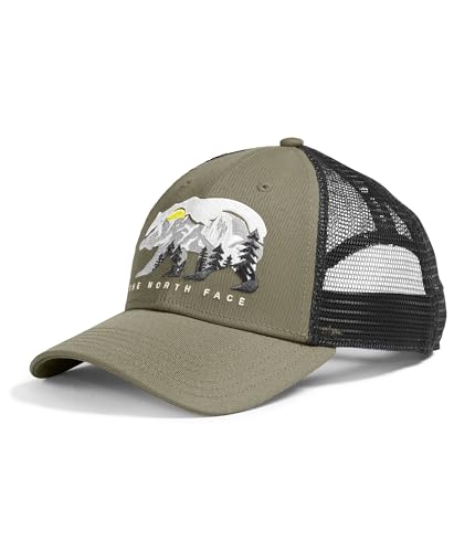 THE NORTH FACE Embroidered Mudder Trucker, New Taupe Green/Bear Graphic, One Size