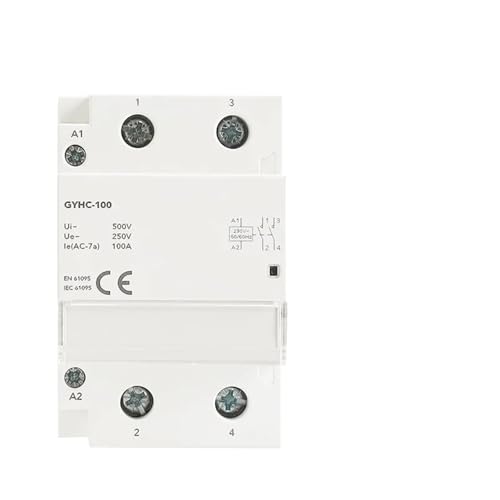 Contacteur domotique 2P 100A pour éviter les surcharges du tableau électrique 230V