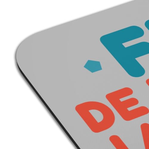Sets de table maman la plus belle du monde lot de 4 gris grand format