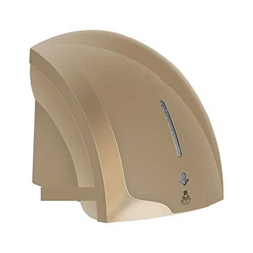 SOFTTO Hand Dryers Automatic induction Hotel Restaurant Office building toilet hot and cold Hand dryer household bathroom hand drying machine for Toilets Commercial and Household(Gold)