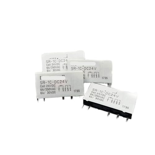 Relé SR-1C-DC24V para solucionar fallos de encendido en placas electrónicas de 24V lote de 5 unidades