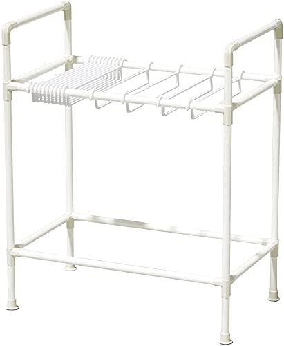 Support de rangement pour pantalons sur pied jean jupe écharpe meuble gris