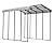 Arrow Carports Galvanized Steel Carport, RV Metal Carport Kit, 14' x 20' x 14', Eggshell