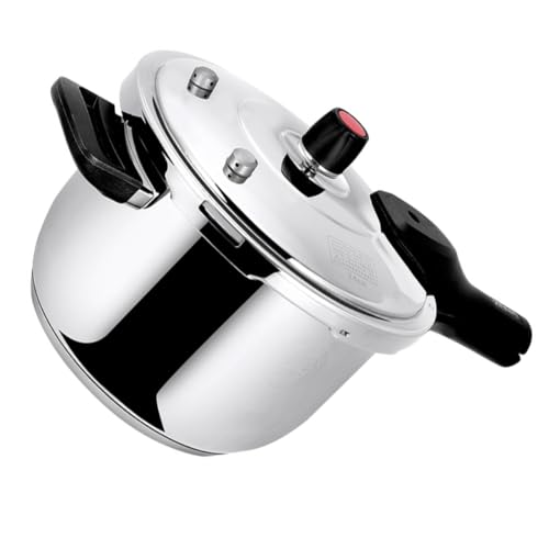 BRIGHTFUFU Mini Electric Stove Pressure Cooker Insulated Handle Gas Induction Cooker Pot Pressure Cooker Save Time Energy