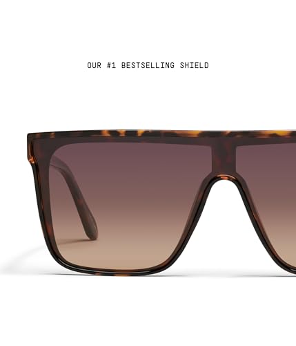 Quay - Sunglasses for Men & Women, Nightfall Remixed Polarized Shield Lenses with UV Protection, Oversized Sunglasses3