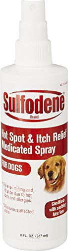 Sulfodene Medicated Hot Spot & Itch Relief Spray for Dogs, 8 oz by Sulfodene