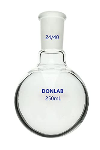 CE-250 ASTM STD Glass 250ml 24/40 Joint Single Neck Round Bottom Boiling Flask