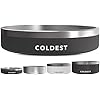Coldest Dog Bowl – Anti Rust Metal, Non Slip, 3 Layers Insulated Stainless Steel Dog Bowls – Spill Proof & Heavy Duty – Water Bowl for Dogs, Cats & Pets, Dish Washer Safe (21 oz, Stealth Black)