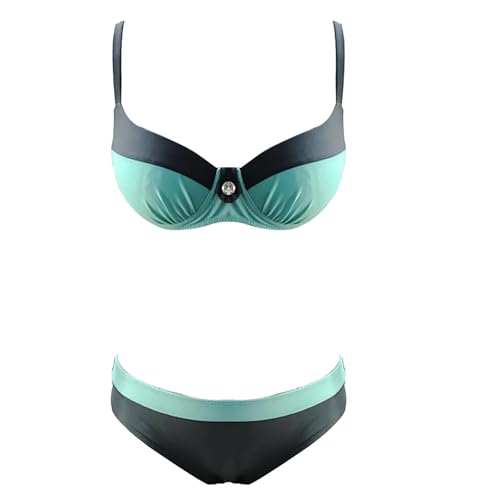 Bikinis Mujer Push Up Brasileños Bikini Sexy Separada Traje De Baño 2 Piezas Playa Piscina Bañadores con Relleno Bañador Control De Vientre Trajes De Baño Reductor Cintura Alta Beachwear Ropa De Baño