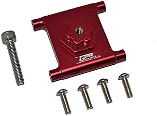 GPM For Losi 1/10 Lasernut U4 Tenacity LOS03028 Upgrade Parts Aluminum Spare Tire Mount - 6Pc Set Red