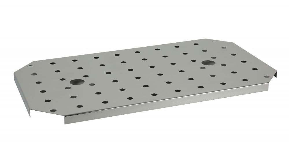 APS GN Abtropfgitter - aus Edelstahl für Gastronorm Behälter, passend für GN 1/1 - Abmessungen: 25 x 45 cm, Höhe: 1,5 cm