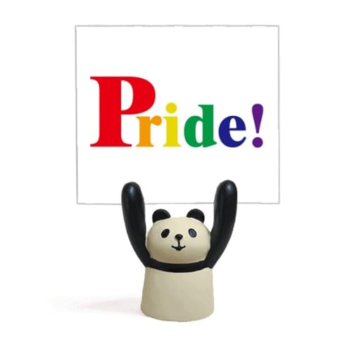 Panda Support Mémo Arc-en-ciel, Cadeau Décoration Pride Idéal