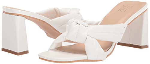Yoki Womens Heeled Sandal, White, 7.5 Us #TOP6