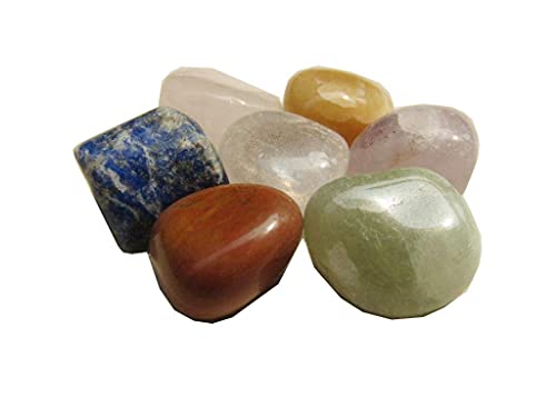 Pierres 7 chakras cristal faites main de qualité gemme Wanposh