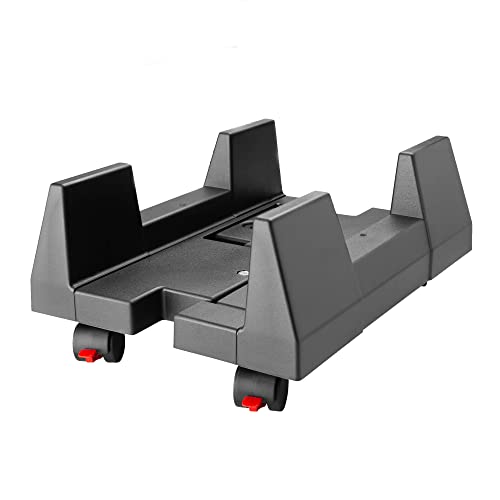 Soporte para Torre de Ordenador, Soporte para CPU, Transporte para Torres de PC, regulable entre 10,5 cm y 23cm de ancho, Hecho en España - Stey Accesorios Cover