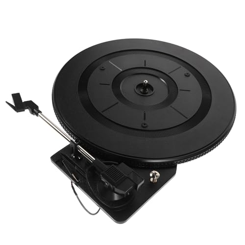 HOOTNEE Gramófono Vintage con Mecanismo de Gran Tocadiscos de Vinilo con Transmisión Ruido para Decoración y Disfrute Musical Casa