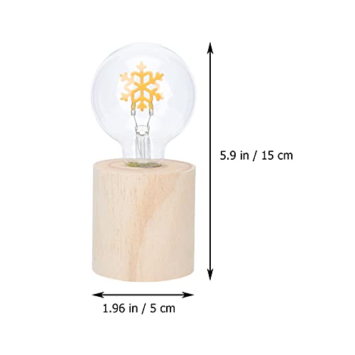 FRCOLOR Natal Do Floco De Neve Luz Led Mesa Mesa de Luz Decoração Da Lâmpada de Luz Do Feriado Do Na