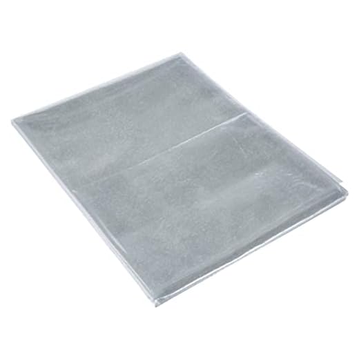 Decor Line 1710465 Nappe Cristal Imprime Paillettes PVC Argent 140 x 240 cm