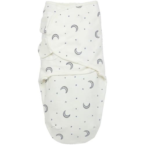 MEYCO Baby Pucktuch 0-3M. Pucksack Swaddle 1,0TOG Neugeborene Moon Indigo – Ansicht 1