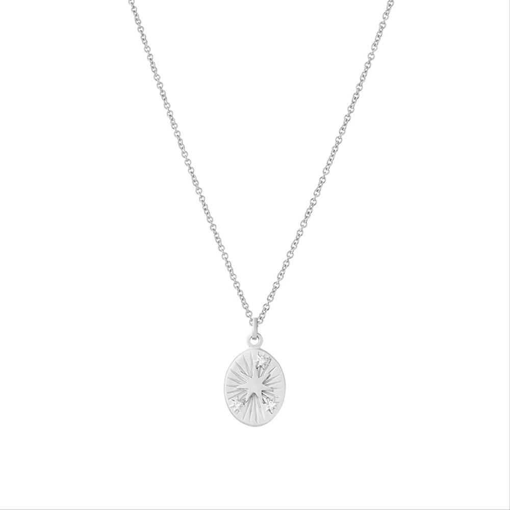 ZZHYGM Collana a Stelle a Sei Punti Ragazze per Donne con Diamante Catena di Diamanti Bijoux Collare Realizzato in Cinese Decorazioni