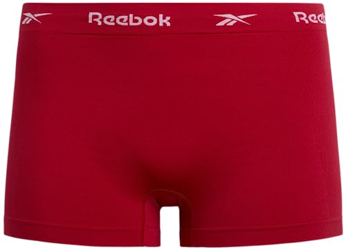Reebok Women's Plus Size Boyshort Panties - 4 Pack Seamless Underwear for Women, Full Coverage to Fit Your Curves (1X-3X)4