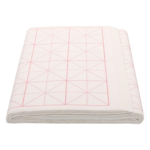 Papier Calligraphie à Grille Quadrillée Xuan 100 Feuilles pour Écriture et Entraînement Artistique
