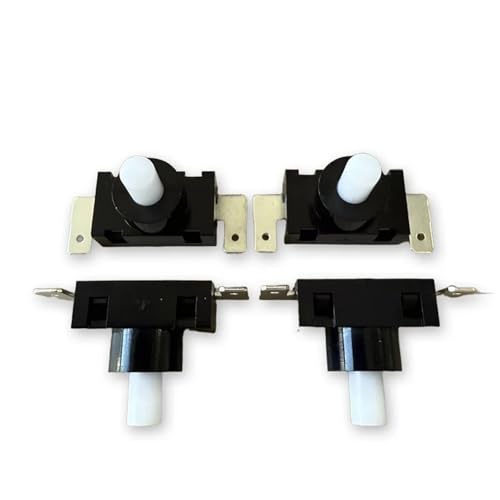 Interruptor de aspiradora YT-2513-F botón KAN-J4 de 2 pines 12A 3