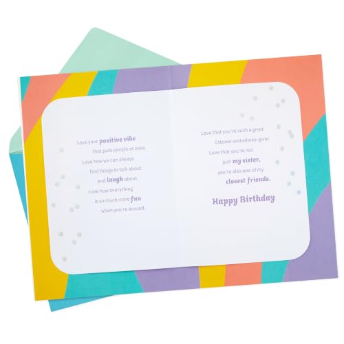 Image of Hallmark Birthday Card for Sister (One of My Closest Friends)