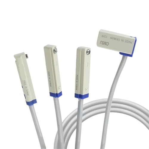 Cilindro neumático eficiente con sensor de interruptor magnético CS1-M y válvula