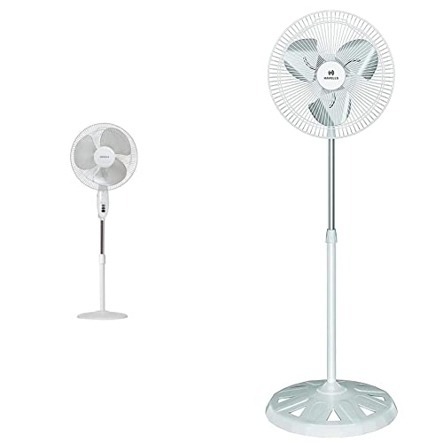 Havells Swing 400mm Pedestal Fan (White) Mini 250mm Pedestal Fan (White