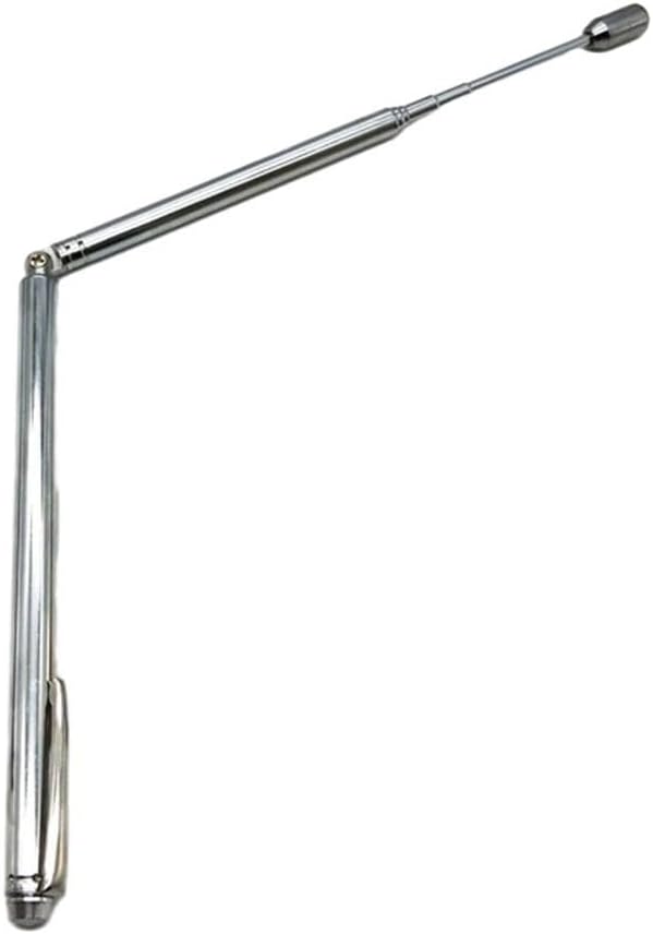 99.9% Copper Dowsing Rods, Telescopic Metal Detector Probe for Water Finding, Gold & Mineral Exploration, Adjustable 150mm to 555mm Length, Portable Divining Tool for Treasure Hunting(Silver)