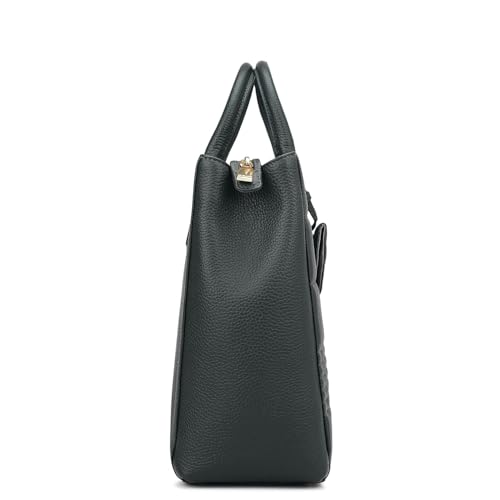 Image of Da Milano Leather Book Tote for Women (01940)