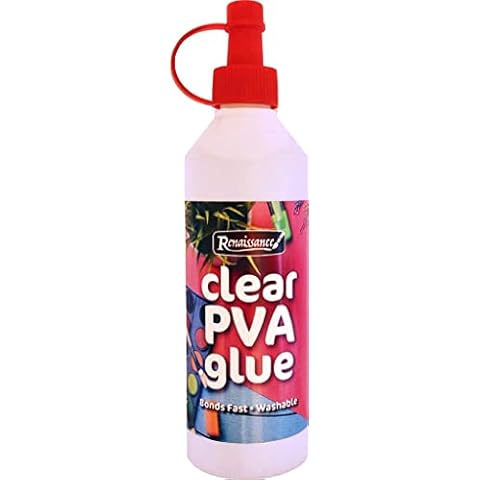 Multipurpose Extra Strong Faster & Stronger Adhesive Glue for Bonding Wood, Ceramic, Metal and More Instant Grab Adhesive (Clear PVA Glue 250ml) Cover