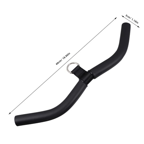 Barre de musculation triceps HEMOTON en acier avec boucle renforcée de qualité - 5