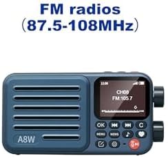 CHOYONG A8W displaying FM radio frequency 105.7MHz