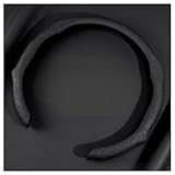 CGDXG Coprivolante per Auto per BMW X6 X6M E71 E72 F16 F96 G06 30i 30d,Assorbe Il Sudore Traspirante Antiscivolo Protezione per Il Coprivolante per Auto,Accessori Interni,2-B