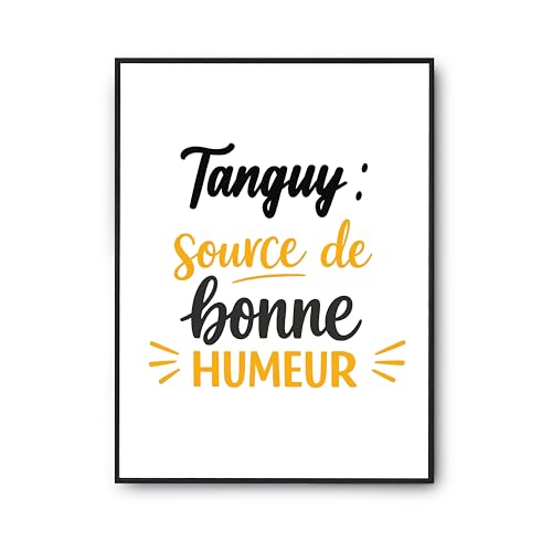Affiche Tanguy cadeau humour idéal pour un anniversaire mémorable