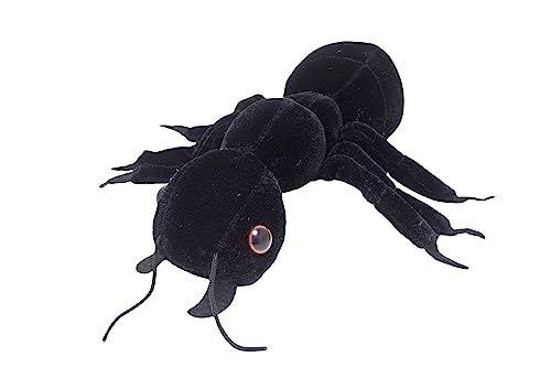 GIANTmicrobes Black Ant Plush – Learn About Insects, Entomology, Nature and Biology with This Cuddly Plush, Unique Gift for Family, Friends, Scientists, Exterminators, Insect Fans and Educators