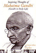 Hardcover Inspiring Thoughts of Mahatma Gandhi Book