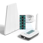 AplusBoost Cell Phone Booster for House Cottage with Smart LCD Display, Cell Signal Booster Canada Boost 4G LTE & 5G Data for All Canadian Carriers Up to 5,000 Sq Ft, ISED Approved