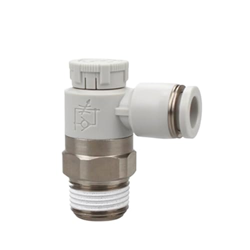 Controlador PTL4M5-A con sistema Push Lock para regular la velocidad neumática sin fugas 2
