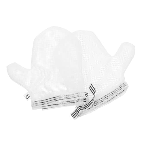 BESPORTBLE Breathable Gloves with Wrist Rope Finger Stop Protector for Boys and Soft Mesh Finger Corrector Mittens Prevent Thumb and Nail Biting Random Color