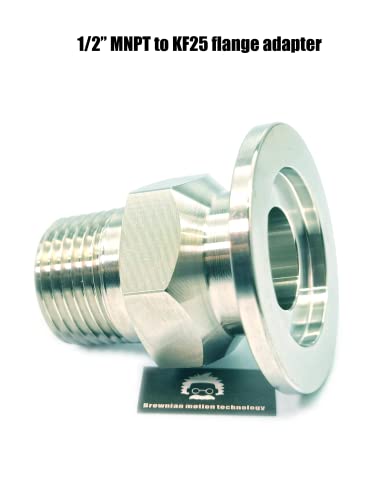 Image of bmotiontech MNPT x KF25 flange fitting (ISO-KF KF25 QF25 NW25) (1 /2 inch MNPT adaptor only)