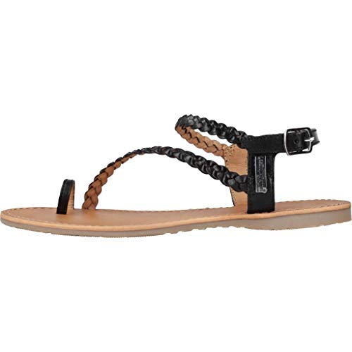 Les Tropéziennes par M. Belarbi Damen Hidea Slingback Sandalen, Schwarz (Noir 546), 38 EU - 2