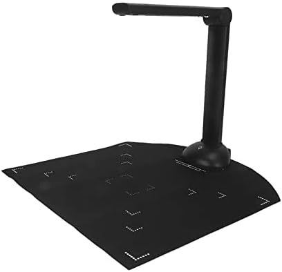 5MP Document Camera Webcam, Portable USB Document Camera,Batch Scan Automatically,OCR Technology,Foldable Document Camera Scanner for Office Library School Teaching
