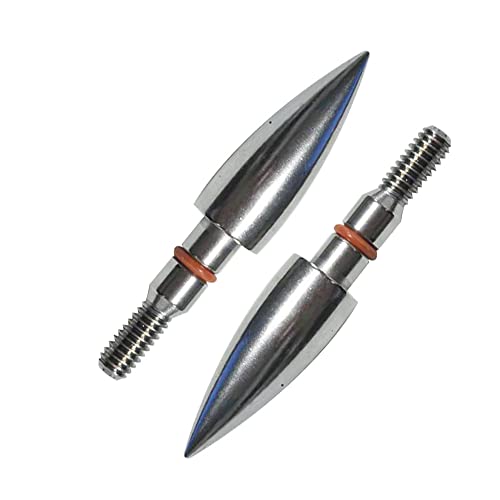 Image of 100 /125 /150 /200 /300 Grains Archery Field Points Practice Field Tips, Archery Target Practice Hunting Arrow Tip for Recurve, Compound Bow Crossbow, Stainless Steel Screw in Broadheads