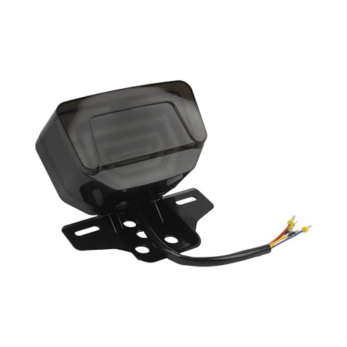 Feux arrière de moto à LED avec clignotant intégré pour VTT et rénovation